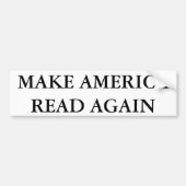 Amerika opnieuw laten lezen bumpersticker (Voorkant)