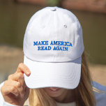 Amerika opnieuw laten lezen pet<br><div class="desc">Je helpt Amerikaanse banen door dit pet te kopen, in tegenstelling tot die andere. #MARA</div>