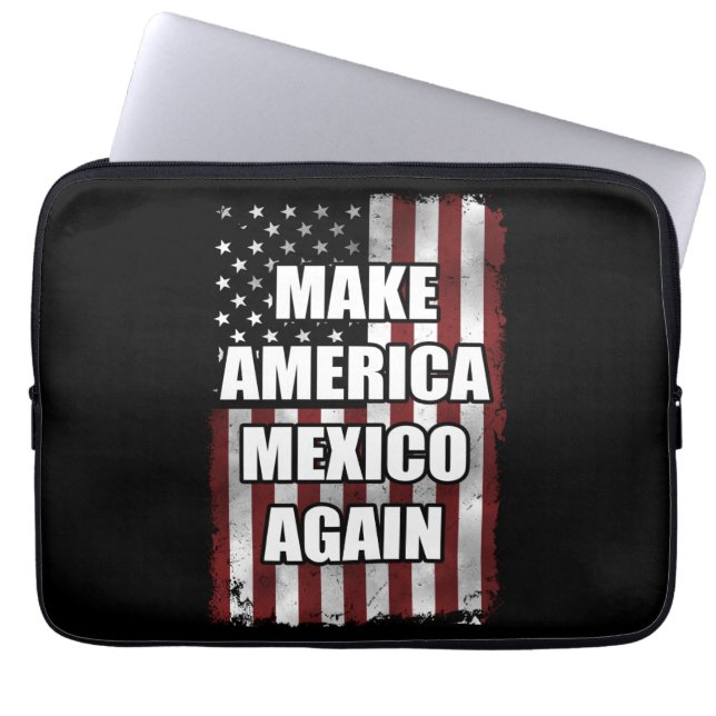 Amerika opnieuw Shirt maken | Grappig Trump cadeau Laptop Sleeve (Voorkant)