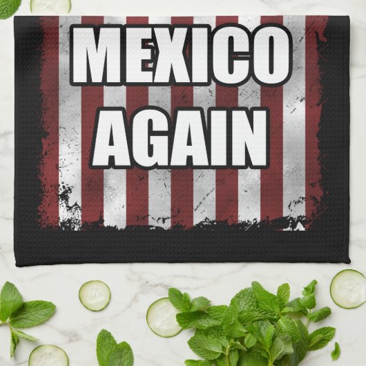 Amerika opnieuw Shirt maken | Grappig Trump cadeau Theedoek (Gevouwen)