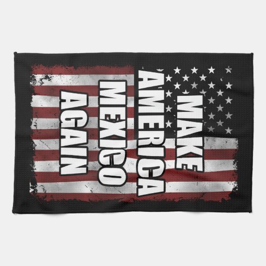 Amerika opnieuw Shirt maken | Grappig Trump cadeau Theedoek (Horizontaal)