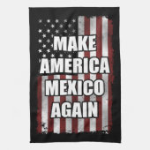 Amerika opnieuw Shirt maken | Grappig Trump cadeau Theedoek (Verticaal)