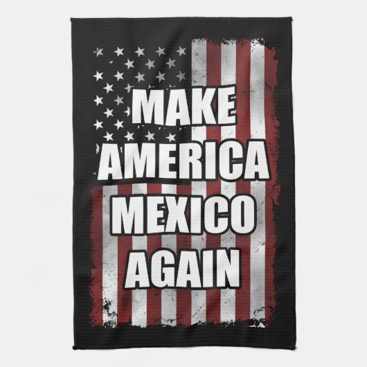 Amerika opnieuw Shirt maken | Grappig Trump cadeau Theedoek (Verticaal)