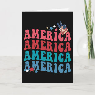 Amerika Patriotisch 4 juli Onafhankelijkheidsdag Kaart