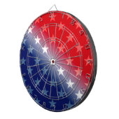 amerika patriottisch rood wit blauw dartbord (Voorkant Rechts)