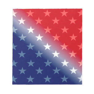 amerika patriottisch rood wit blauw notitieblok