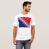 amerika patriottisch rood wit blauw t-shirt (Voorkant volledig)