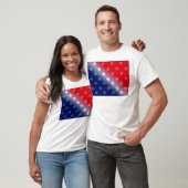amerika patriottisch rood wit blauw t-shirt (Unisex)