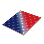 amerika patriottisch rood wit blauw tegeltje (Zijkant)