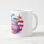 Amerika – Patriottisch USA Design voor 4 juli, Ve Grote Koffiekop (Voorkant rechts)