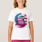 Amerika – Patriottisch USA Design voor 4 juli, Ve T-shirt (Voorkant)