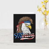 Amerika - Patriottische Amerikaanse Adelaar van de Kaart (Gele Bloem)