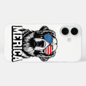Amerika - Patriottische Golden Retriever Case-Mate iPhone Case (Achterkant (horizontaal))