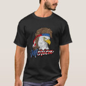 Amerika Patriottische Verenigde Staten Adelaar van T-shirt (Voorkant)