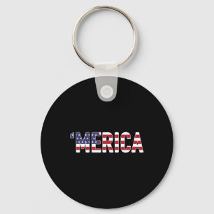 Amerika - Patriottische Vlag Verenigde Staten Sleutelhanger