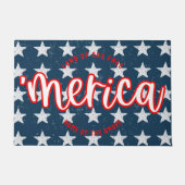 Amerika Patriottische voordeur mat (Voorkant)