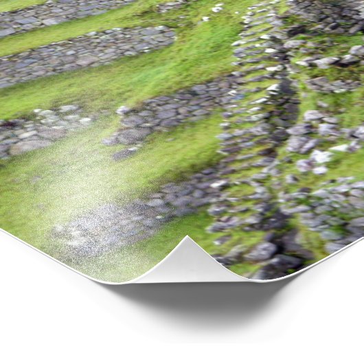 Amerika, Peru, Machu PIcchu. De oude 2 Foto Afdruk (Hoek)