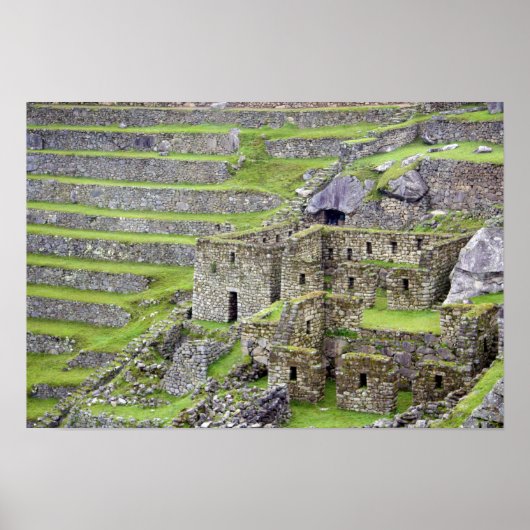 Amerika, Peru, Machu PIcchu. De oude 2 Poster (Voorkant)