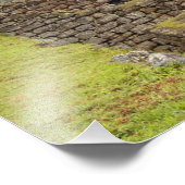 Amerika, Peru, Machu PIcchu. De oudheid Foto Afdruk (Hoek)