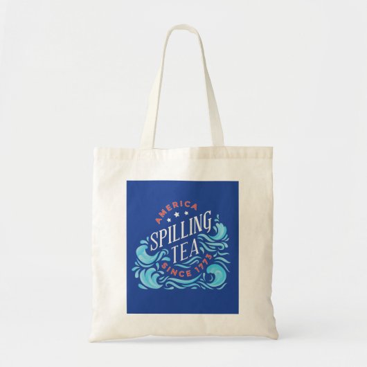 Amerika pilling Tea sinds 1773 Tote Bag (Voorkant)