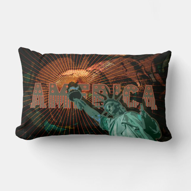 AMERIKA - Pillow Kussen (Voorkant)