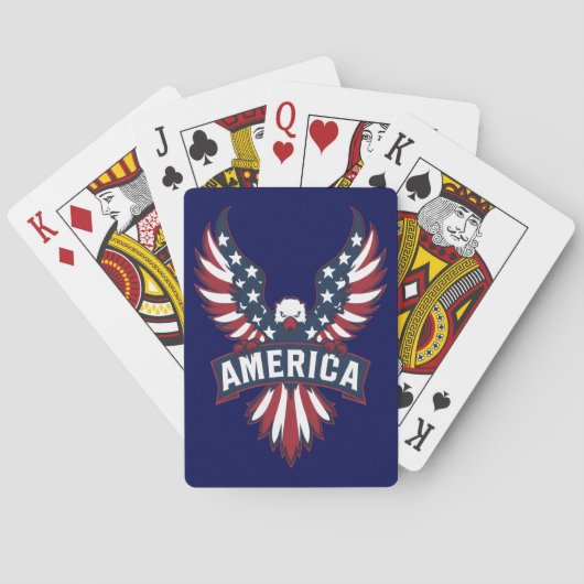 Amerika. Pokerkaarten (Achterkant)