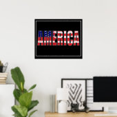 AMERIKA POSTER (Thuiskantoor)