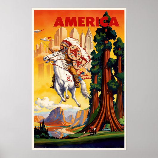 Amerika poster (Voorkant)