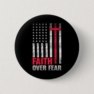 Amerika Pride Us Vlag T-shirt Gebed ( Ronde Button 5,7 Cm