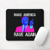 Amerika rave weer grappig edm Trump Muismat (Met muis)