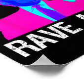 Amerika rave weer grappig edm Trump Poster (Hoek)