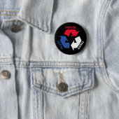 Amerika Recyclen Ronde Button 5,7 Cm (In situ)