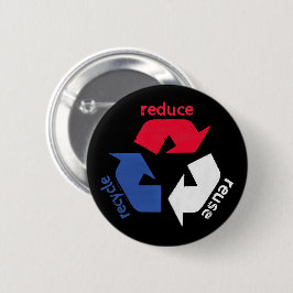 Amerika Recyclen Ronde Button 5,7 Cm