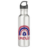 Amerika Regenboog Waterfles (Voorkant)