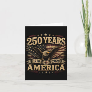 Amerika Retro 250 Jaar 250ste Verjaardag VS Kaart