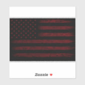 Amerika Rood Sticker (Vel)