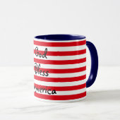  Amerika: Rood, Wit en Blauw Mok (Voorkant rechts)