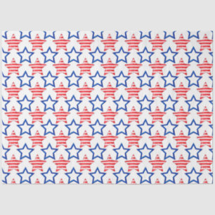 Amerika Rood Wit en Blauwe Serie Ontwerp 15 Tissuepapier