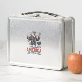 Amerika Rood Wit En Brouw Adelaar BBQ Shirt (7)_1 (In situ)