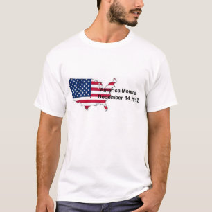 Amerika rouwt om slachtoffers van New Town Connect T-shirt