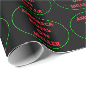 AMERIKA RUNS OP MILLER WRAPPINGPAPIER CADEAUPAPIER (Rol Hoek)