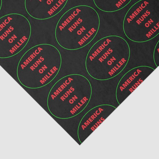 AMERIKA RUNST OP MILLER WEEFSELPAPIER TISSUEPAPIER (Detail)