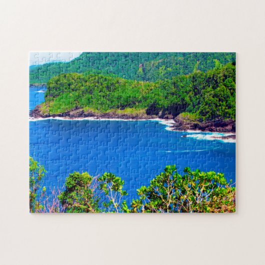Amerika Samoa Zee Scène. Legpuzzel (Horizontaal)