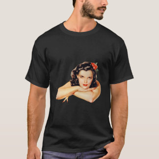 Amerika  Schattige Pin Up Girl Close- Sexy Pinup T-shirt