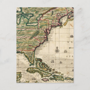 Amerika Septentrionalis Briefkaart