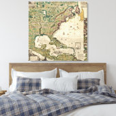 Amerika Septentrionalis Canvas Afdruk (Insitu (Slaapkamer))