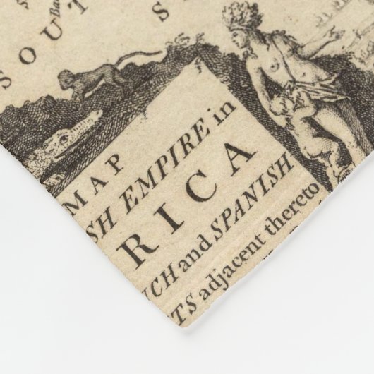 Amerika Septentrionalis Fleece Deken (Hoek)