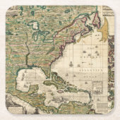 Amerika Septentrionalis Kartonnen Onderzetters (Voorkant)