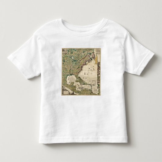 Amerika Septentrionalis Kinder Shirts (Voorkant)