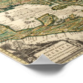 Amerika Septentrionalis Poster (Hoek)